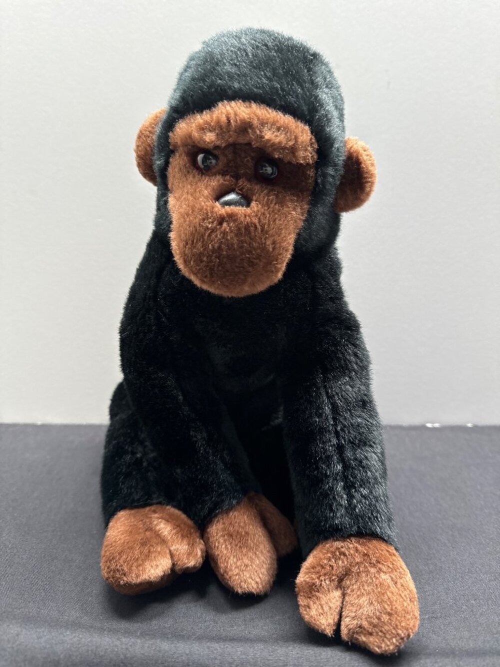 Ty Beanie Buddies 1999 Congo Monkey 11" Plush Toy Black Brown Pellets